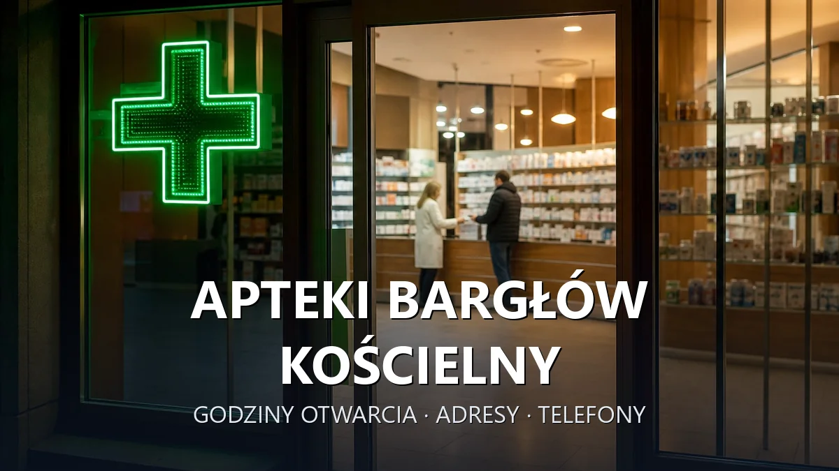 Apteki Bargłów Kościelny, powiat augustowski - adresy, telefony, godziny otwarcia