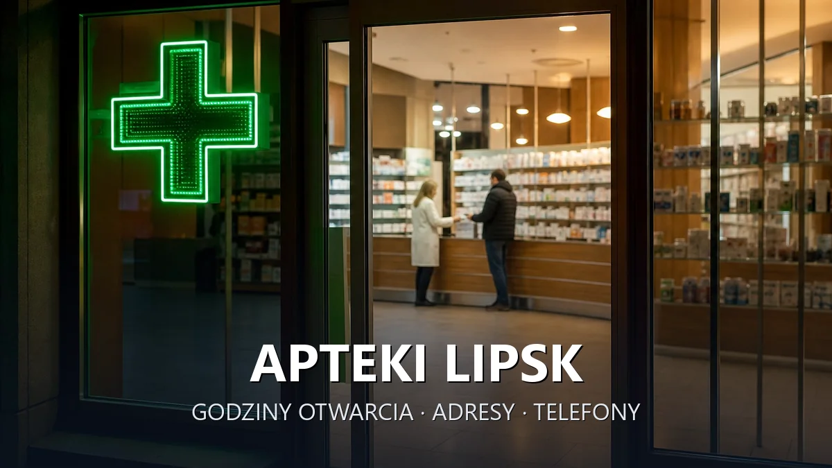 Apteki Lipsk, powiat augustowski - adresy, telefony, godziny otwarcia