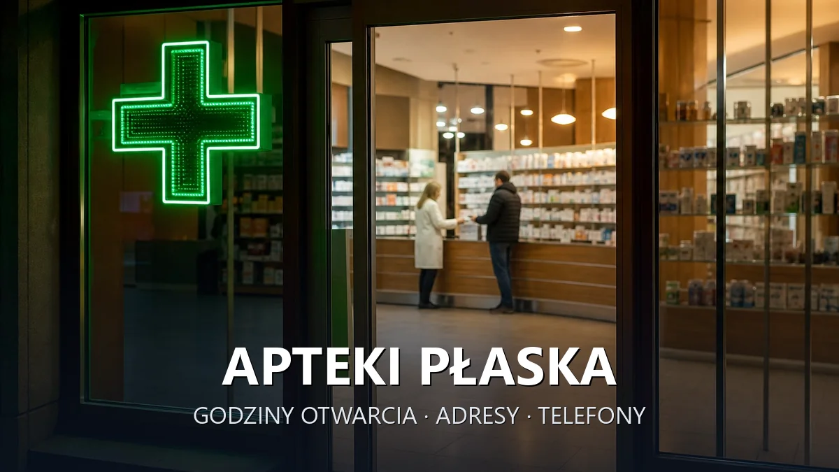 Apteki Płaska, powiat augustowski - adresy, telefony, godziny otwarcia