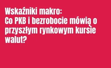 Obraz do artykułu: Wskaźniki makro: Co PKB i bezrobocie mówią o przyszłym rynkowym kursie walut?