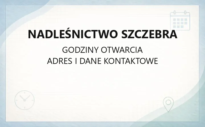 Nadleśnictwo Szczebra - kontakt, drewno, zezwolenia i edukacja leśna
