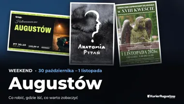Weekend w Augustowie: wydarzenia 30 października – 1 listopada – okładka przeglądu weekendowego