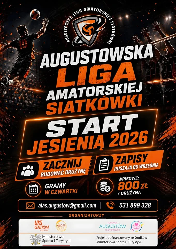 Grafika promocyjna wydarzenia ALAS – siatkarskie emocje