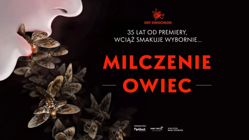 Grafika promocyjna wydarzenia DKF Kinochłon: Milczenie owiec