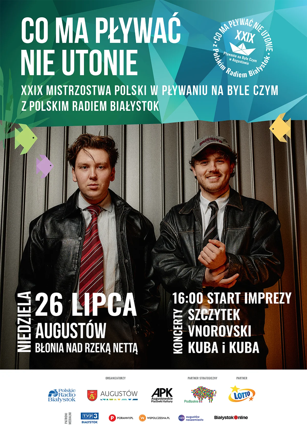 Grafika promocyjna wydarzenia KUBA I KUBA – koncert Augustów