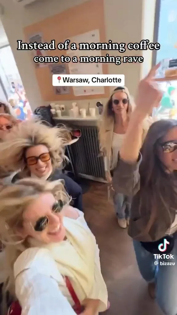 Grafika promocyjna wydarzenia Poranny DJ set z kawą w Augustowie
