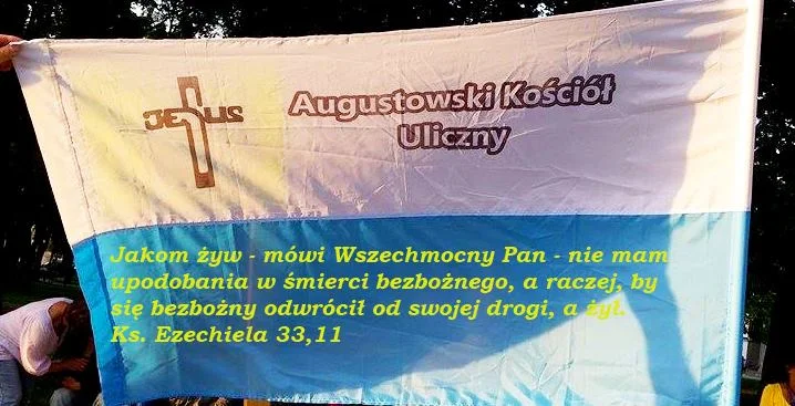 Grafika promocyjna wydarzenia Spotkanie Augustowskiego Kościoła Ulicznego – wspólna modlitwa