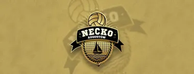 Grafika promocyjna wydarzenia KS Necko Augustów – mecz z Orlętami Raszyn