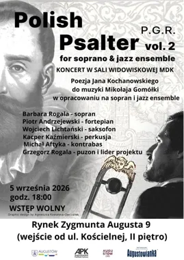 P.G.R. – PolishPsalter / for soprano & Jazz Ensemble. Koncert w MDK