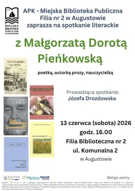 Poezja i proza w augustowskiej bibliotece