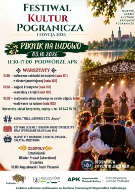 Bezpłatny piknik w Augustowie. W programie tańce, legendy i koncerty