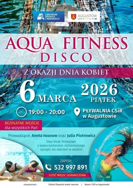 Aqua Fitness Disco w Augustowie - woda, muzyka i radość na Dzień Kobiet