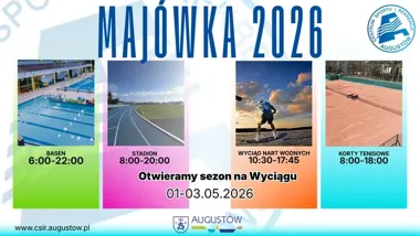 Majówka w Augustowie rusza na wodę. CSiR otwiera sezon i podaje godziny