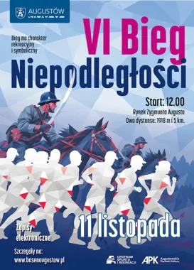 Augustów pobiegnie dla Niepodległej na dwóch dystansach