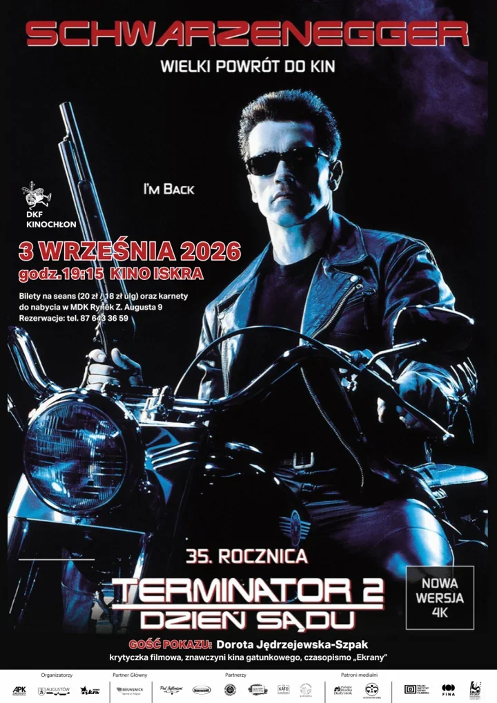 Terminator 2 wraca na wielki ekran. W Augustowie pokażą wersję 4K