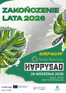 Darmowy piknik i koncert HAPPYSAD nad Neckiem. Tak kończy się lato w Augustowie