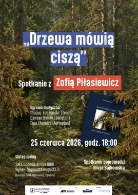 Drzewa mówią ciszą. W MDK zabrzmi poezja i muzyka w jednym wieczorze