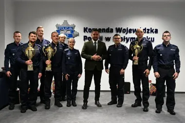 Augustowscy policjanci stanęli na podium województwa w Białymstoku