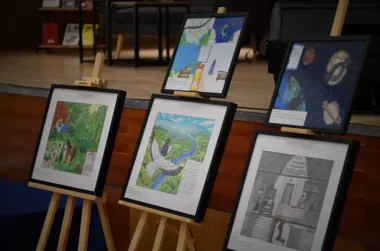 Wiersze zamieniły się w obrazy w Augustowskim Centrum Edukacyjnym