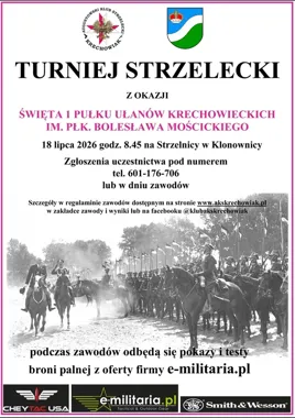 Celne oko i ułańska tradycja spotkają się na strzelnicy w Klonownicy