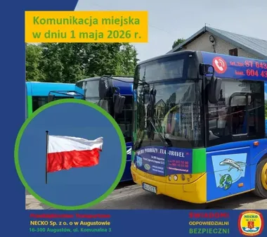 W świąteczny piątek autobusy pojadą jak w niedzielę. Kasa w Augustowie będzie zamknięta